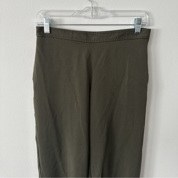 Theory Silk Green Pants Size S Style Termin - Picture 2 of 8
